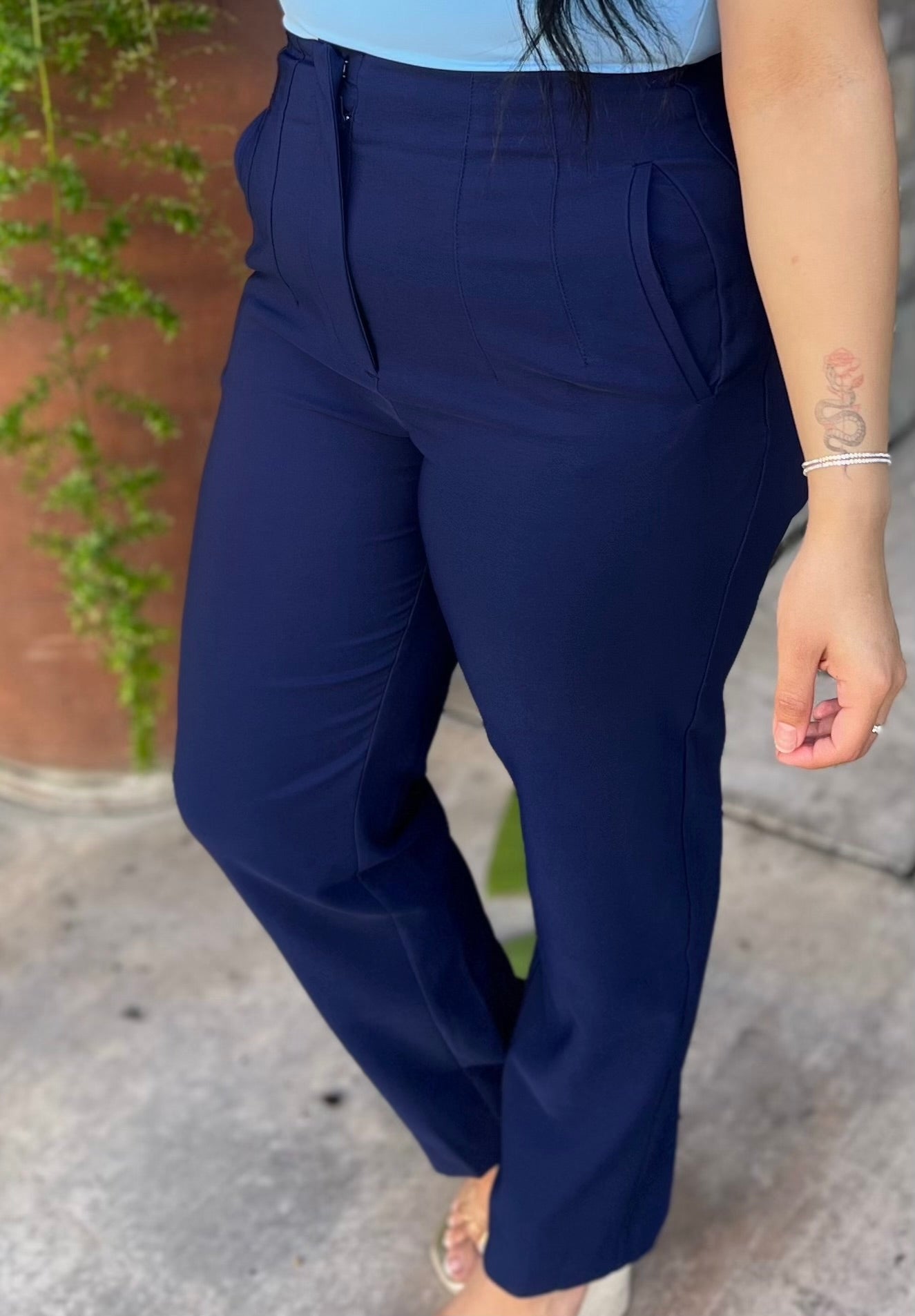 Navy blue dressy pants